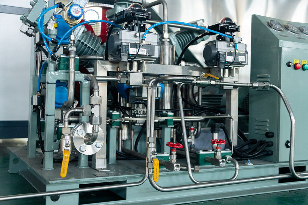 Stainless steel CO2 recovery pump used in supercritical CO2 extraction system