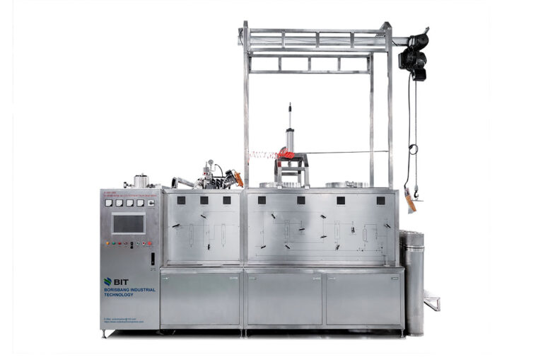 100L industrial supercritical CO2 extraction machine with dual 50L vessels for high-volume oil production
