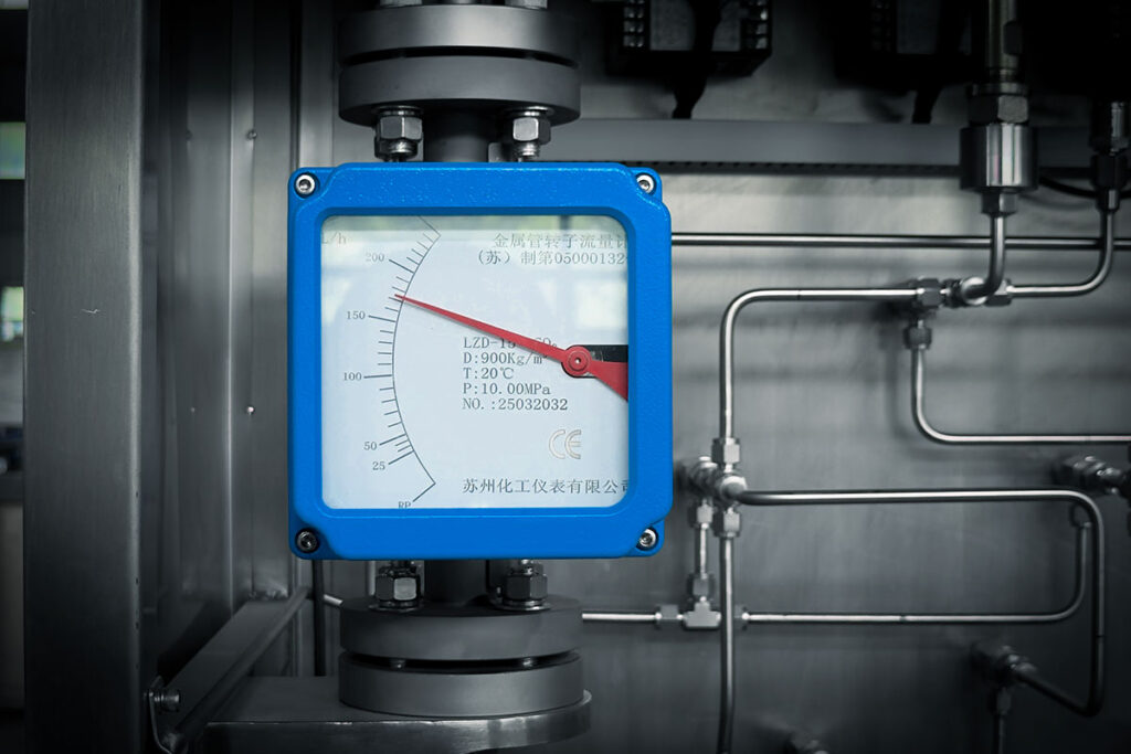 CO2 flow meter in supercritical CO2 extraction system