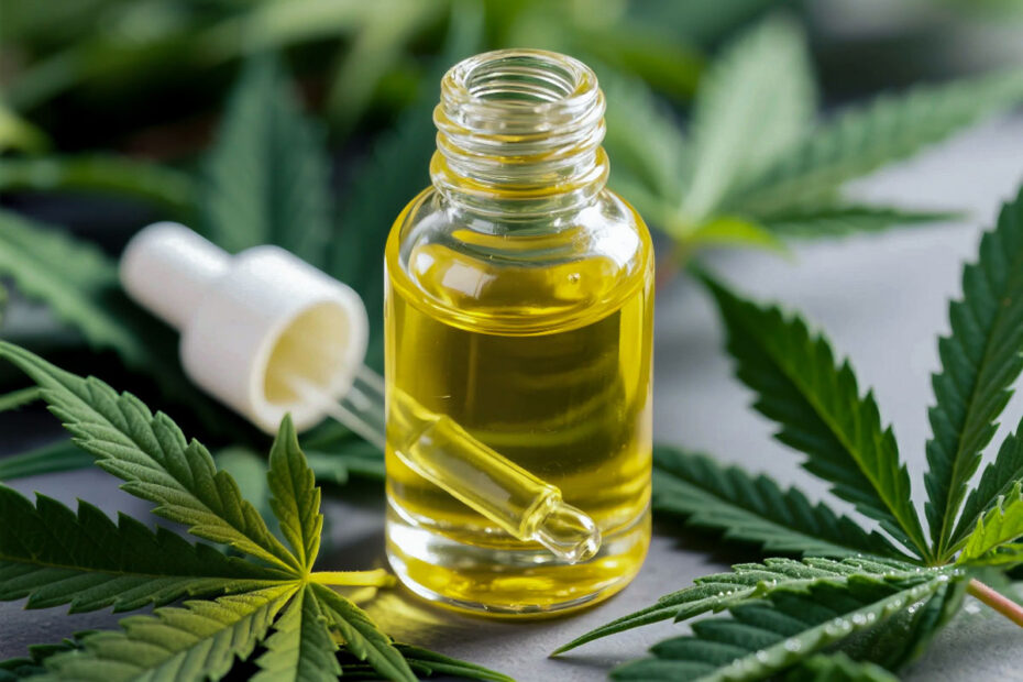 Natural Mint Oil and Fresh Leaves