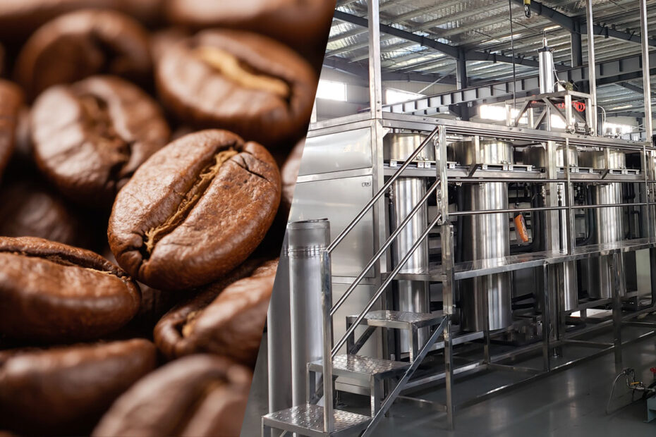 Coffee Beans and Supercritical CO2 Extraction Equipment
