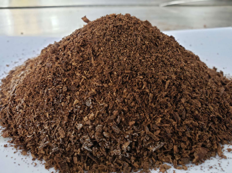 Vanilla bean residue after supercritical CO2 extraction