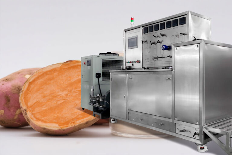 Supercritical CO2 extraction equipment processing sweet potato powder for β-carotene extraction