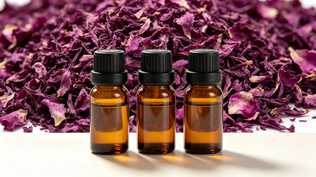 Pure Damask rose essential oil absolute refined by SFE-MD process