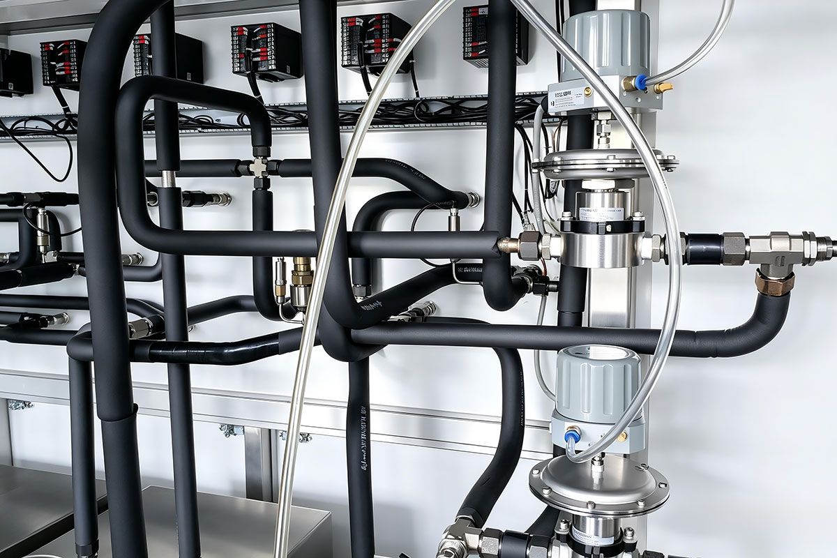 Automatic back pressure valve pipeline for supercritical CO2 extraction system