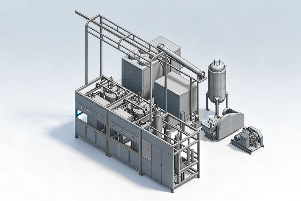Supercritical CO2 extraction equipment structural diagram